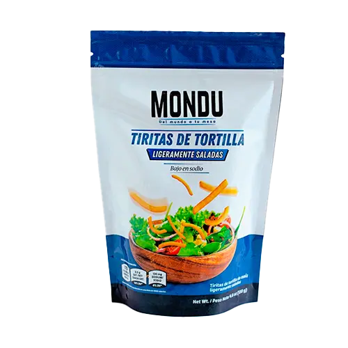 TIRITAS DE TORTILLA MONDU SALADAS 130 GR