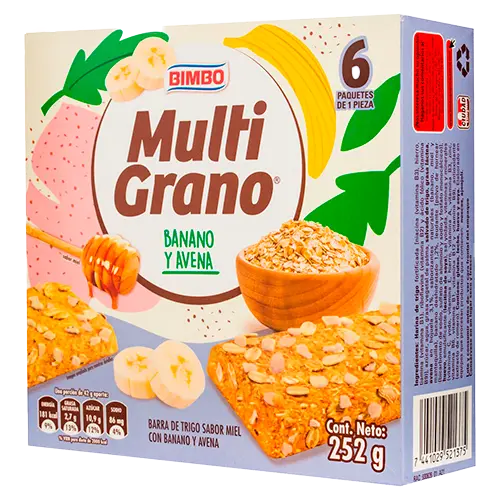 BARRA MULTIGRANO BIMBO COCO CON CHIA CAJA 42 GR