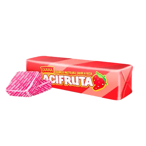 CHICLE ACIFRUTA DIANA FRESA MASTICABLE 43.5 GRS