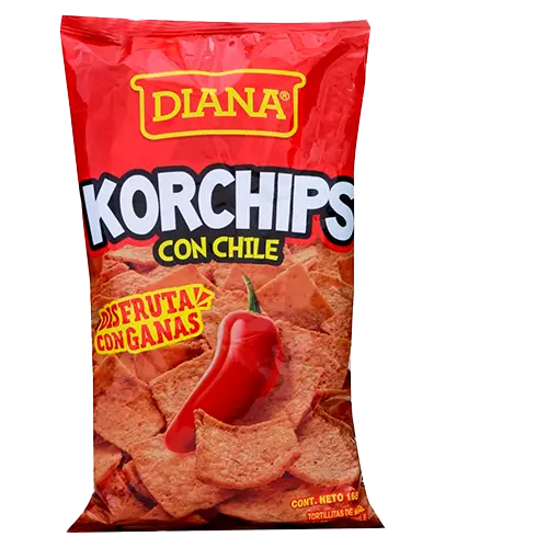 GOLOSINA DIANA KORCHIPS CHILE 165 GR