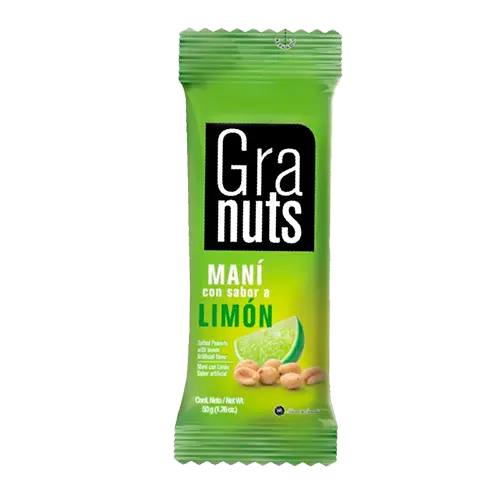 GRANUTS MANI CON LIMON 50 GRS
