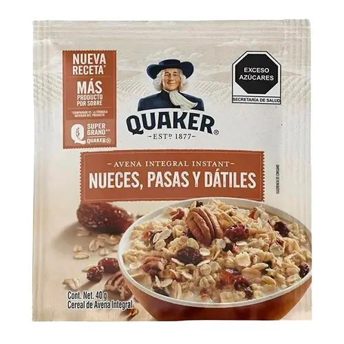 AVENA INSTANTANEA QUAKER NUEZ 40 GRS