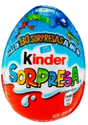 CHOCOLATE KINDER SORPRESA NIÑO 39 GRS
