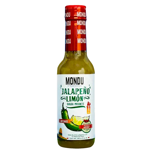 SALSA PICANTE MONDU JALAPEÑO LIMON 148 ML