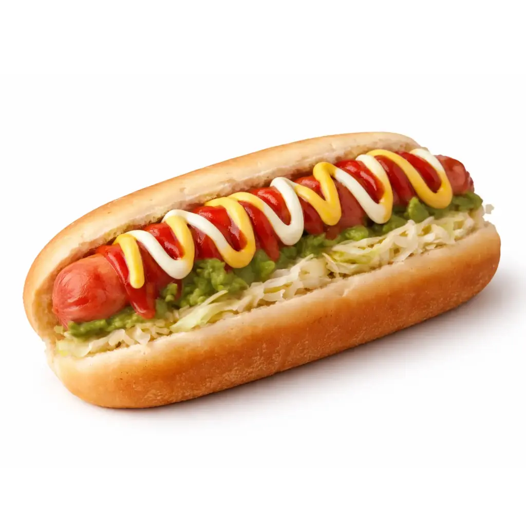 Hot dog chapín gigante 