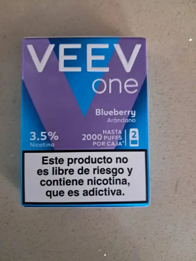 [7406135042701] REPUESTO VAPORIZADOR VEEV 2000 PUFFS BLUEBERRY